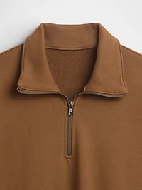 Heavyweight Oversized Quarter-Zip Pullover