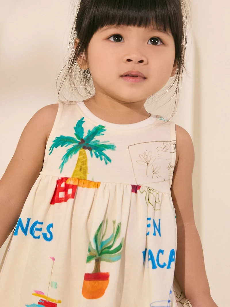 NEXT Toddler Beach Postcard Dress