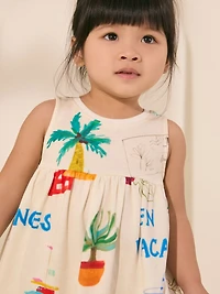 NEXT Toddler Beach Postcard Dress
