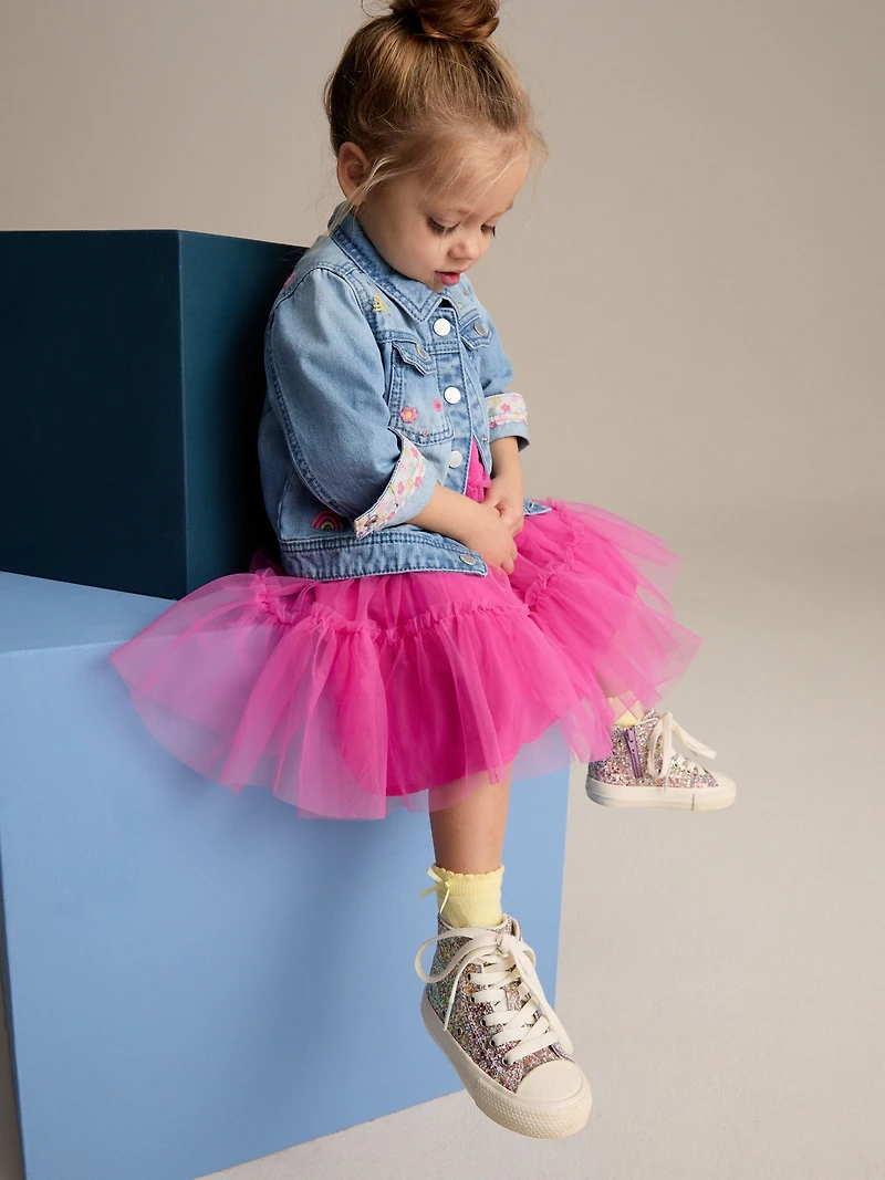 NEXT Toddler Unicorn Denim Jacket