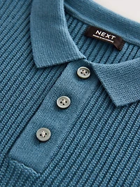 NEXT Toddler Textured Polo Sweater