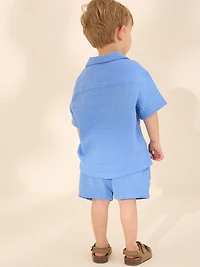NEXT Toddler Gauze Shirt & Shorts Set