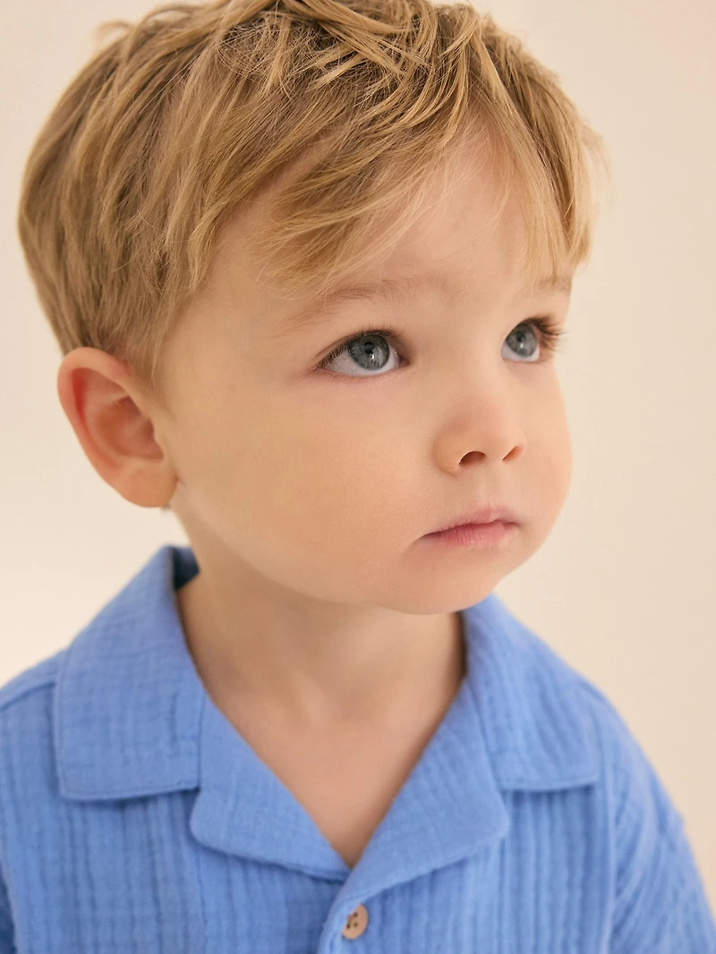 NEXT Toddler Gauze Shirt & Shorts Set