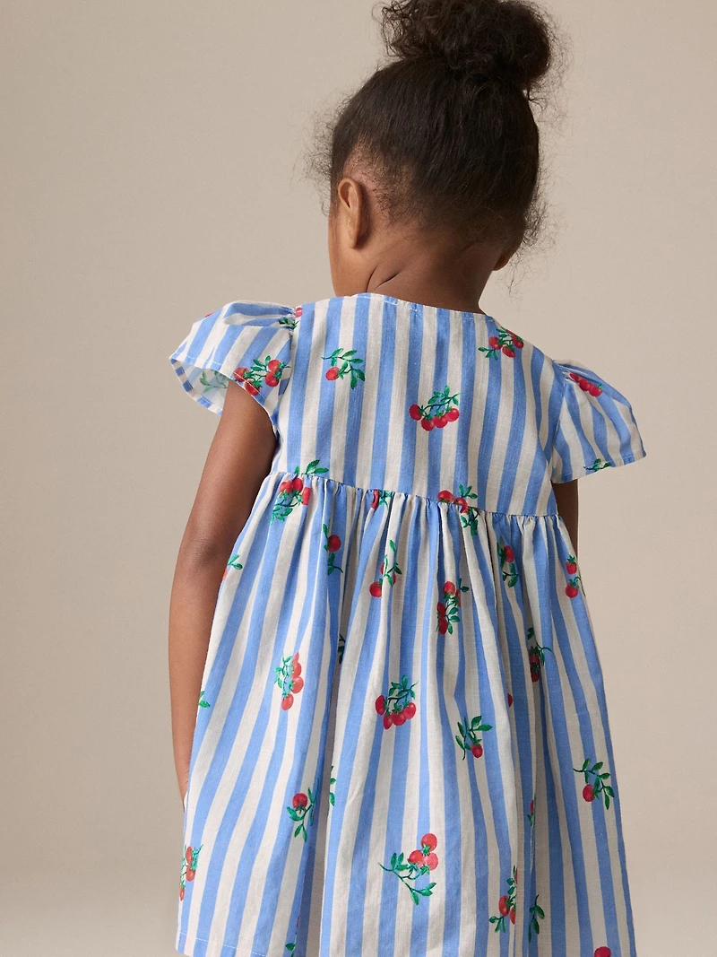 NEXT Toddler Tomato & Stripe Dress