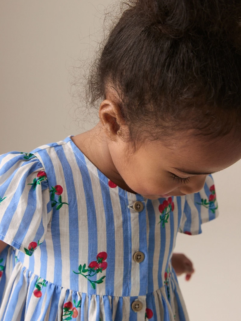 NEXT Toddler Tomato & Stripe Dress