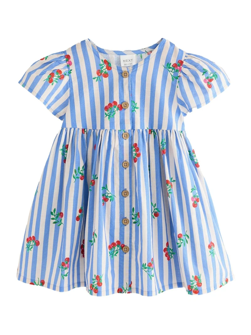 NEXT Toddler Tomato & Stripe Dress