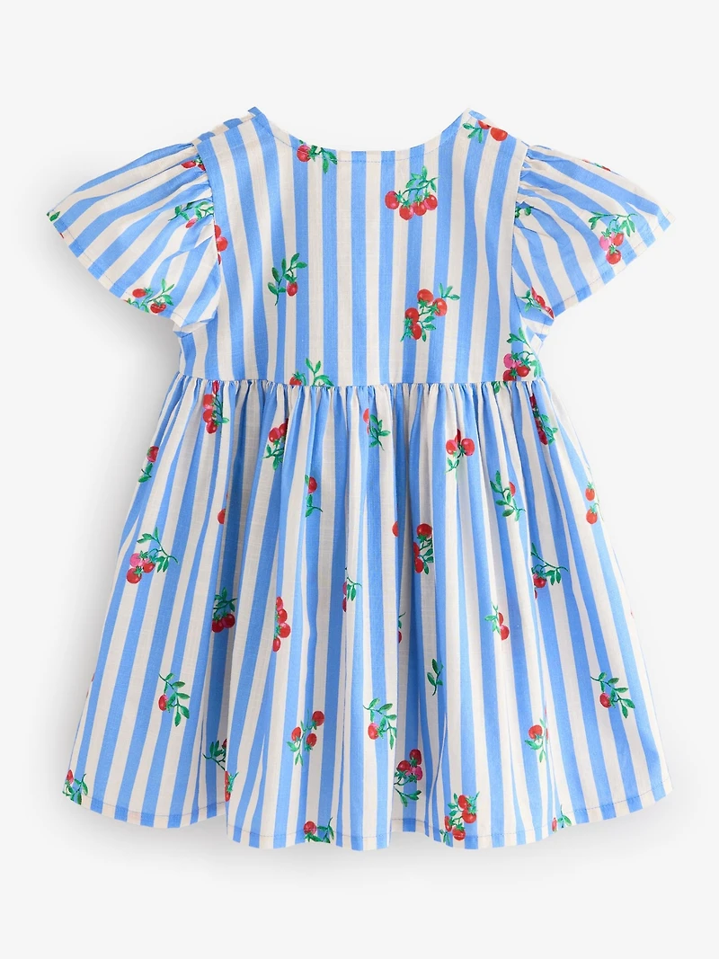 NEXT Toddler Tomato & Stripe Dress