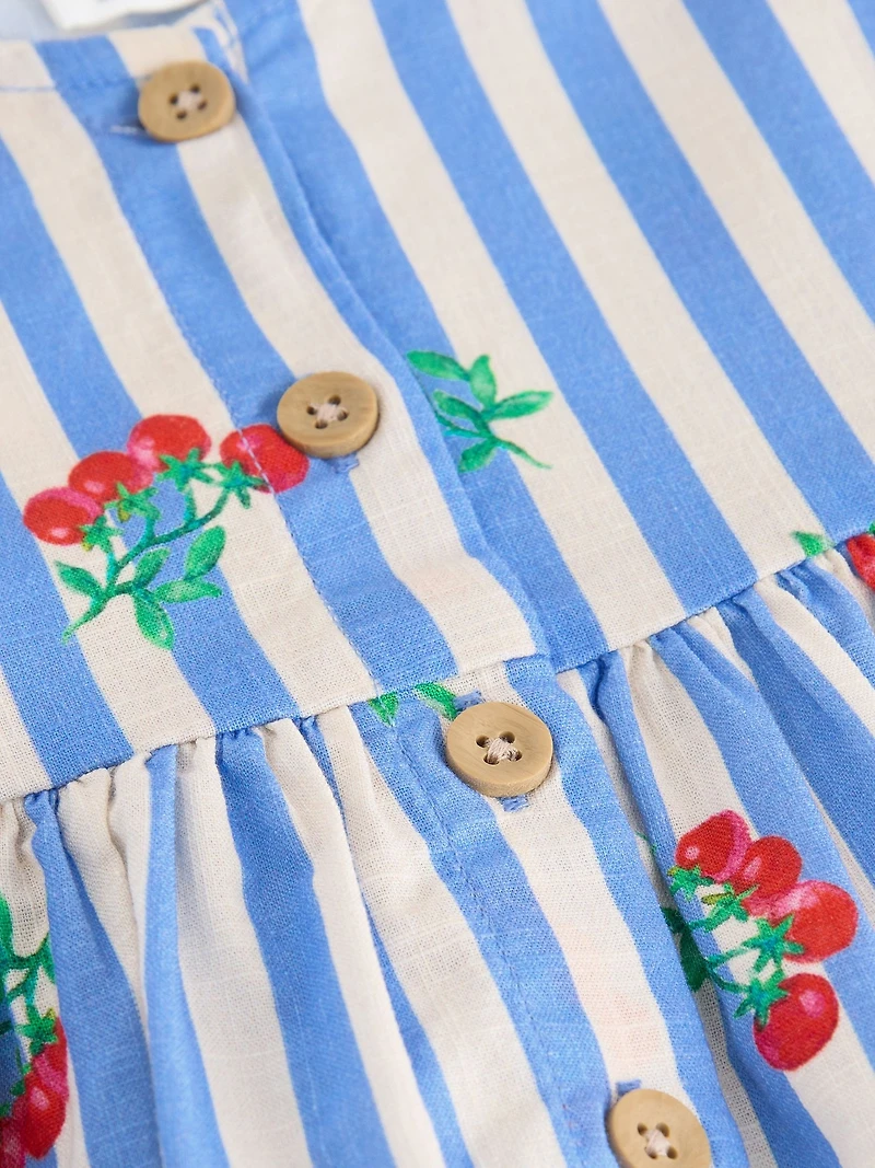 NEXT Toddler Tomato & Stripe Dress