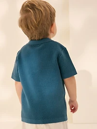 NEXT Toddler Textured Polo Sweater