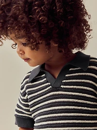 NEXT Toddler  Striped Polo Sweater