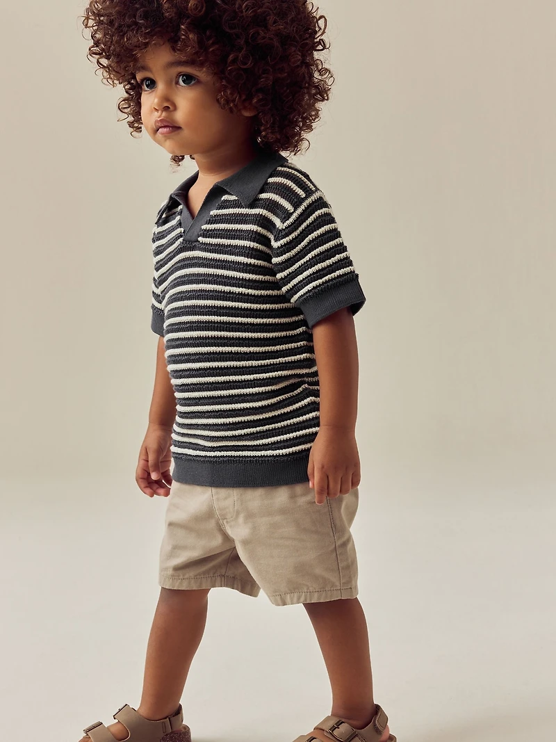 NEXT Toddler  Striped Polo Sweater