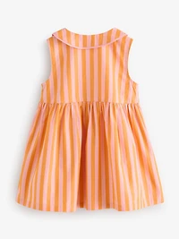 NEXT Toddler Round Collar Stripe Dress