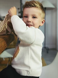 NEXT Toddler Smiley Face Sweater