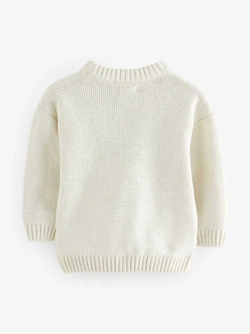 NEXT Toddler Smiley Face Sweater