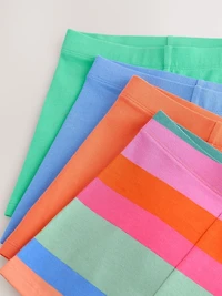 NEXT Toddler Bright Rainbow Cycle Shorts (4-Pack)