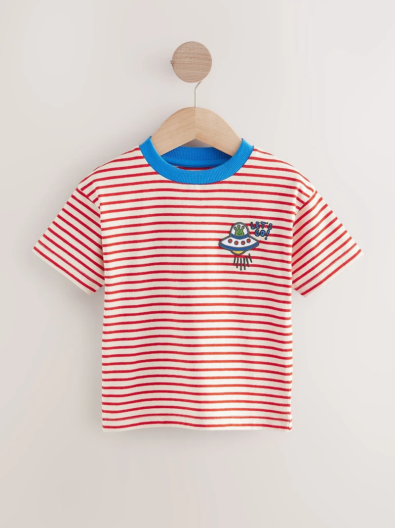 NEXT Toddler  Space Graphic T-Shirt (3-Pack)