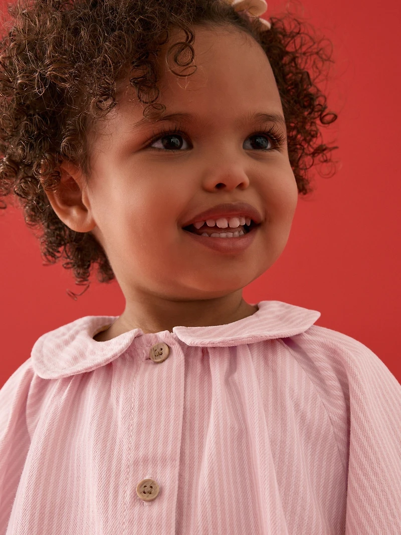 NEXT Toddler Stripe Denim Dress