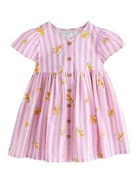 NEXT Toddler Stripe Button-Down Dress