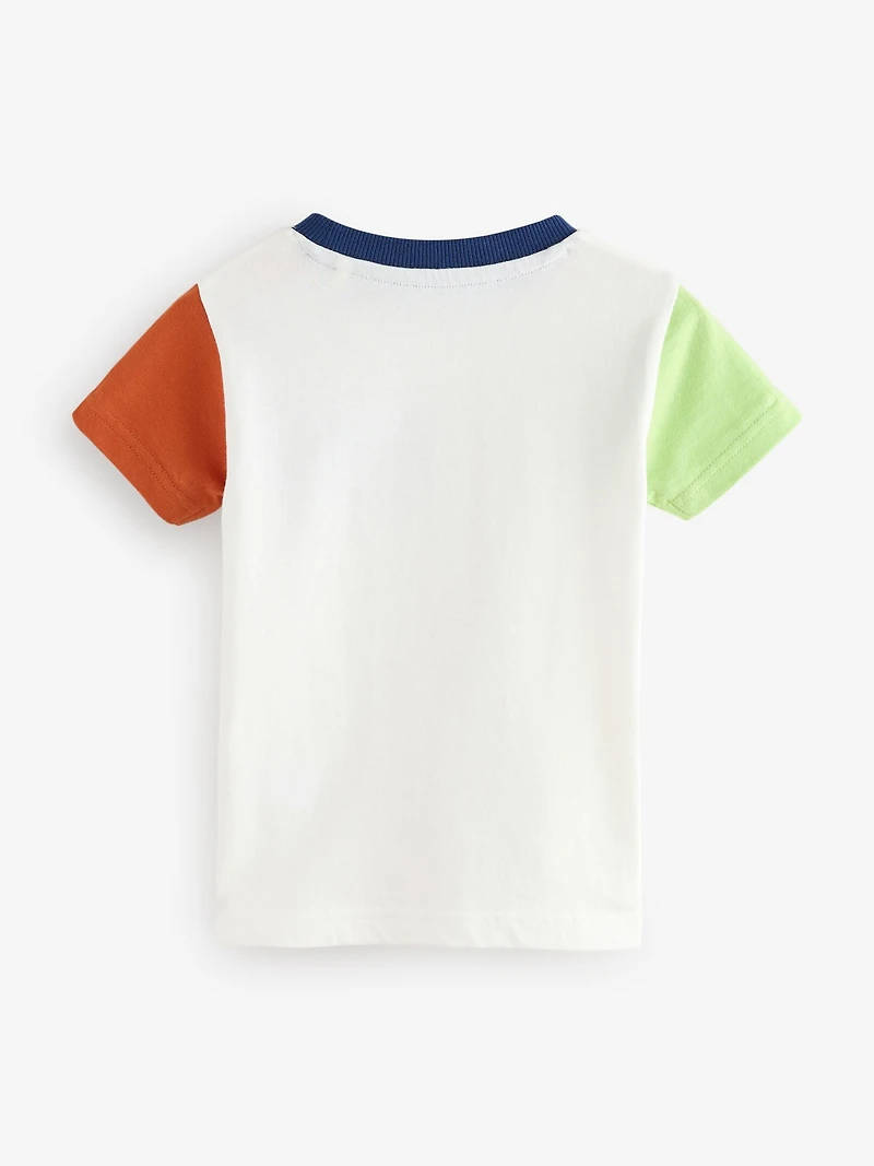 NEXT Toddler Colorblock Farm Graphic T-Shirt