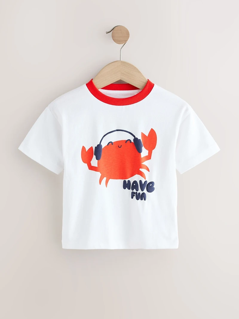 NEXT Toddler Crab Graphic T-Shirt