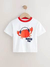 NEXT Toddler Crab Graphic T-Shirt