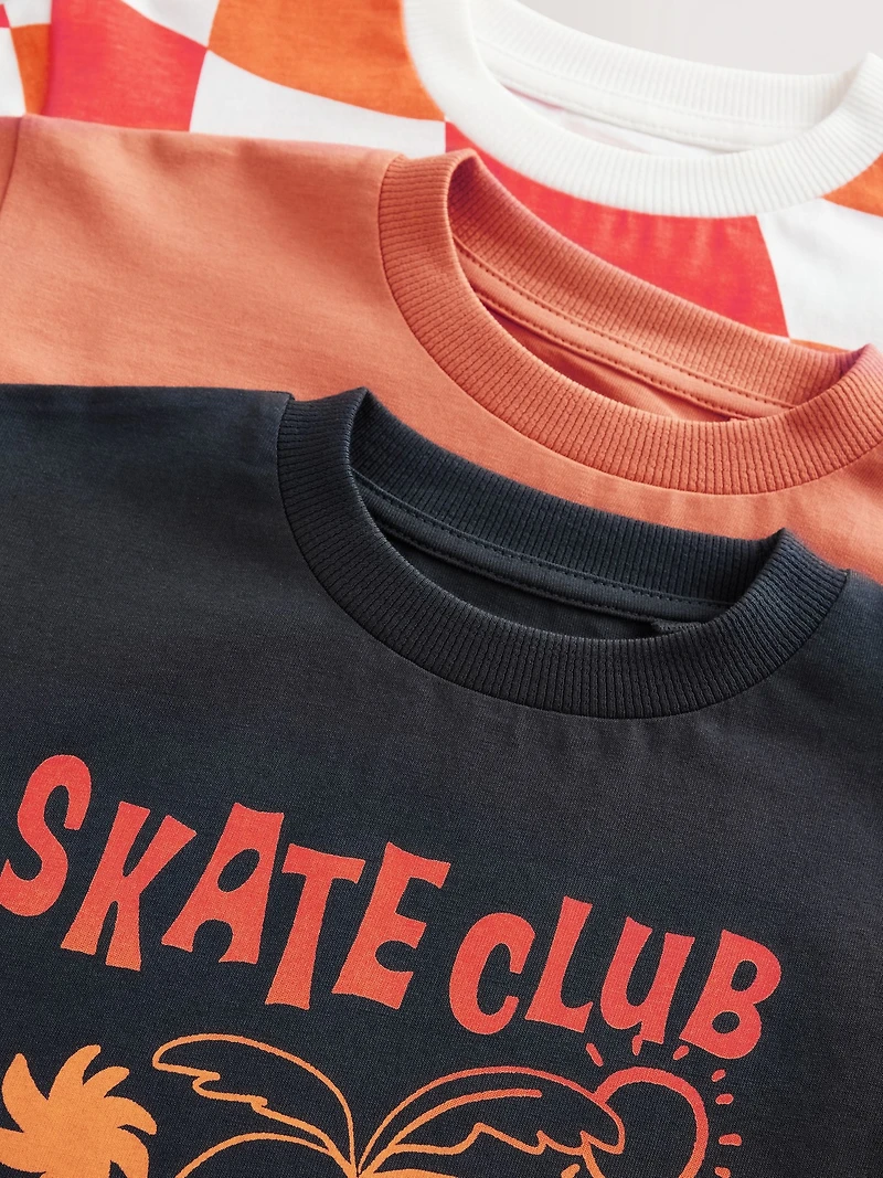 NEXT Toddler  Skate Club T-Shirt (3-Pack)