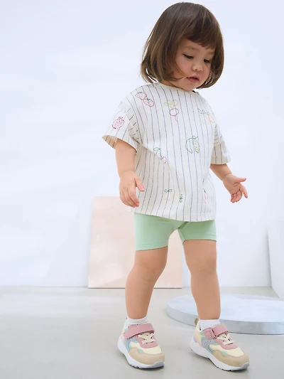 NEXT Toddler Embroidered Fruits T-Shirt