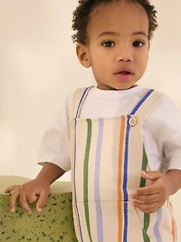 NEXT Toddler Striped Jersey Shortall Set