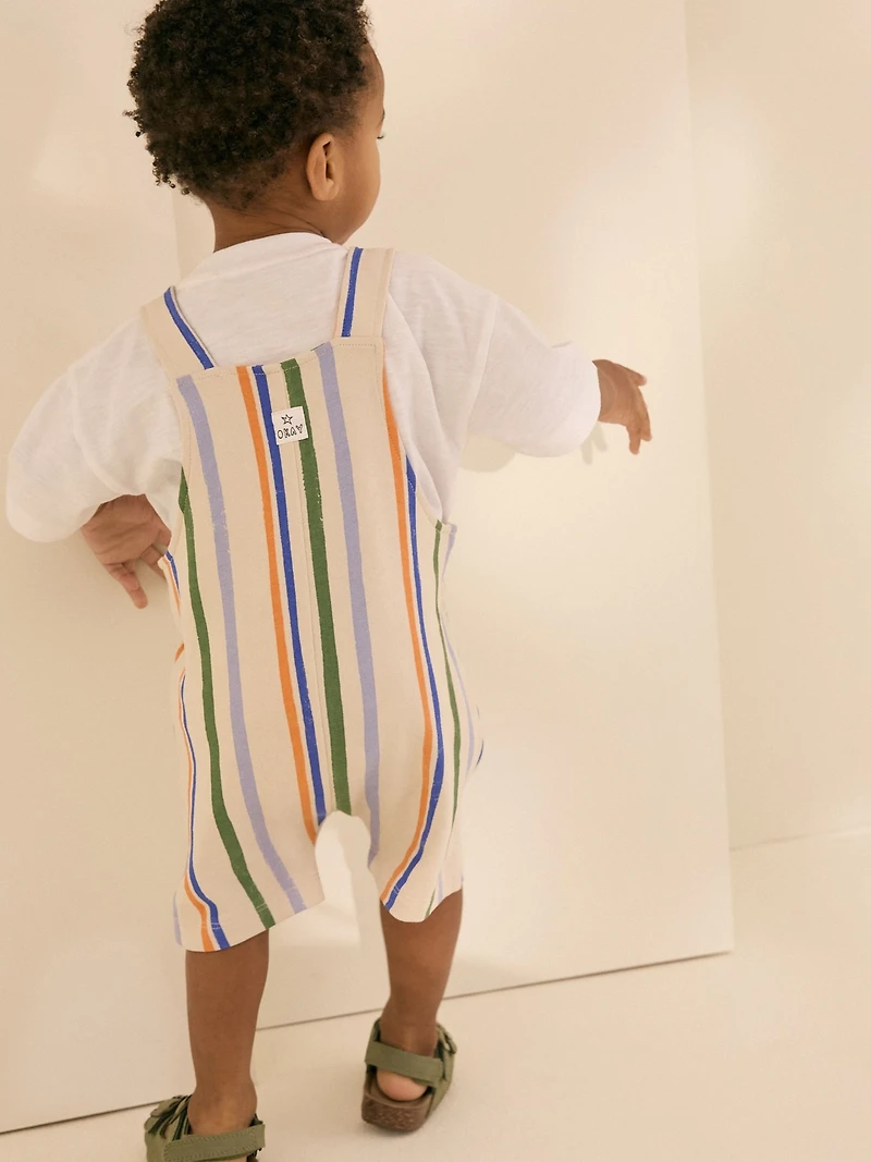 NEXT Toddler Striped Jersey Shortall Set