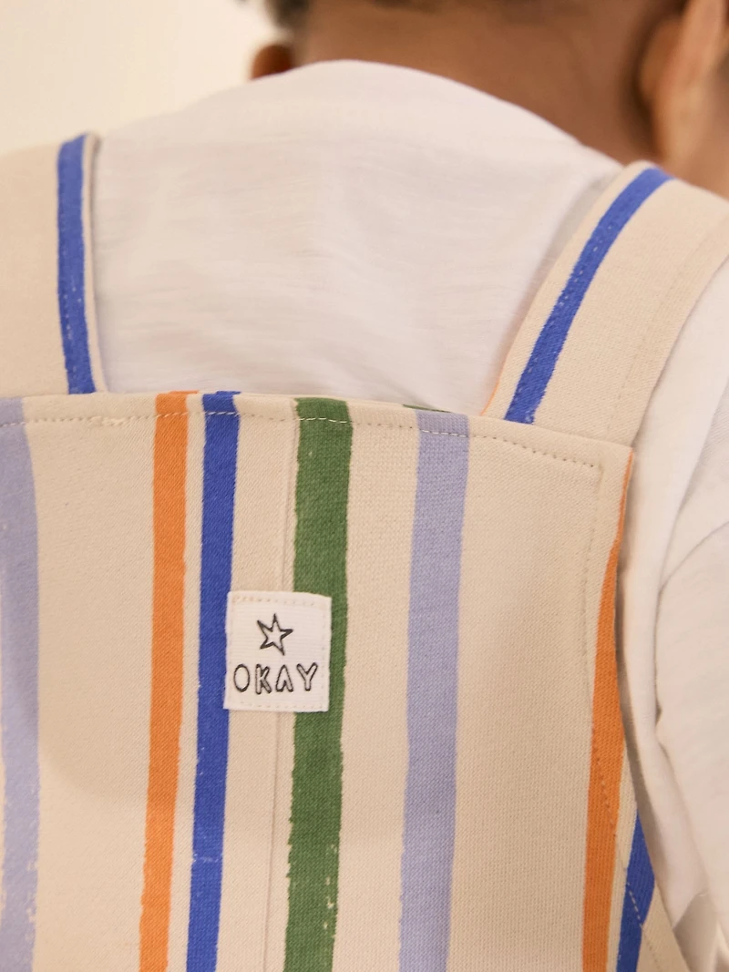 NEXT Toddler Striped Jersey Shortall Set