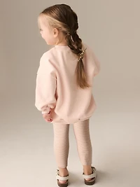 NEXT Toddler Bunny Sweatshirt & Legging Set