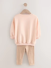 NEXT Toddler Bunny Sweatshirt & Legging Set