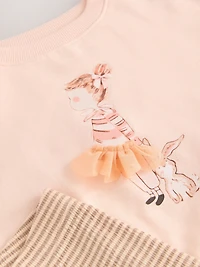 NEXT Toddler Bunny Sweatshirt & Legging Set