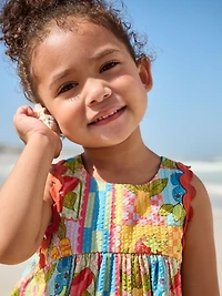 NEXT Toddler Fruit Postcard Dress
