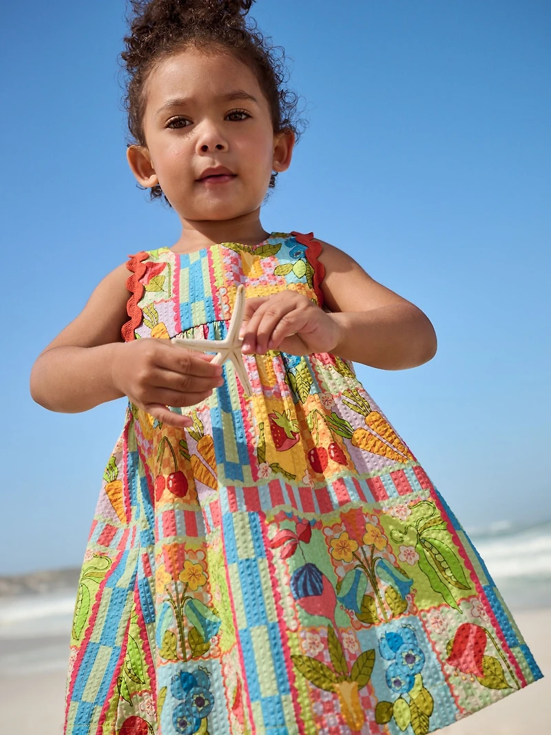 NEXT Toddler Fruit Postcard Dress