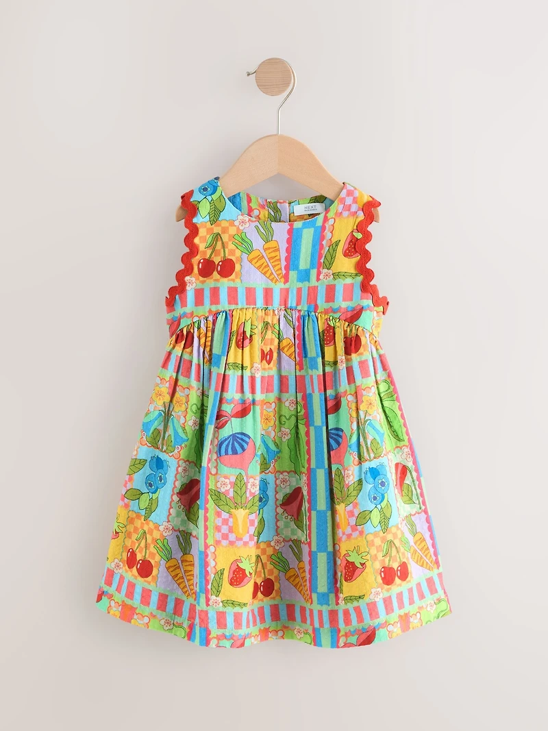 NEXT Toddler Fruit Postcard Dress