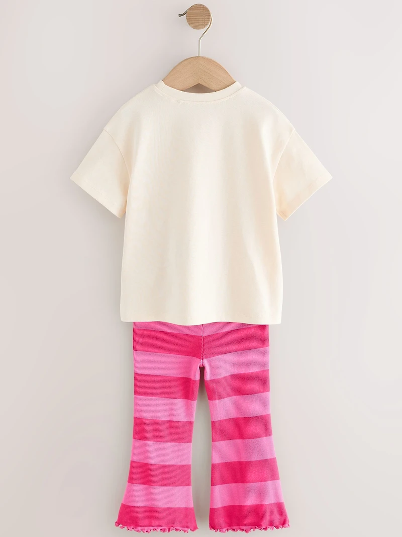NEXT Toddler T-Shirt & Flare Leggings Set