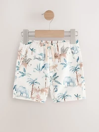 NEXT Toddler  Linen-Cotton Safari Shorts
