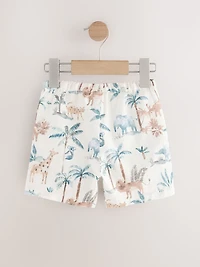 NEXT Toddler  Linen-Cotton Safari Shorts