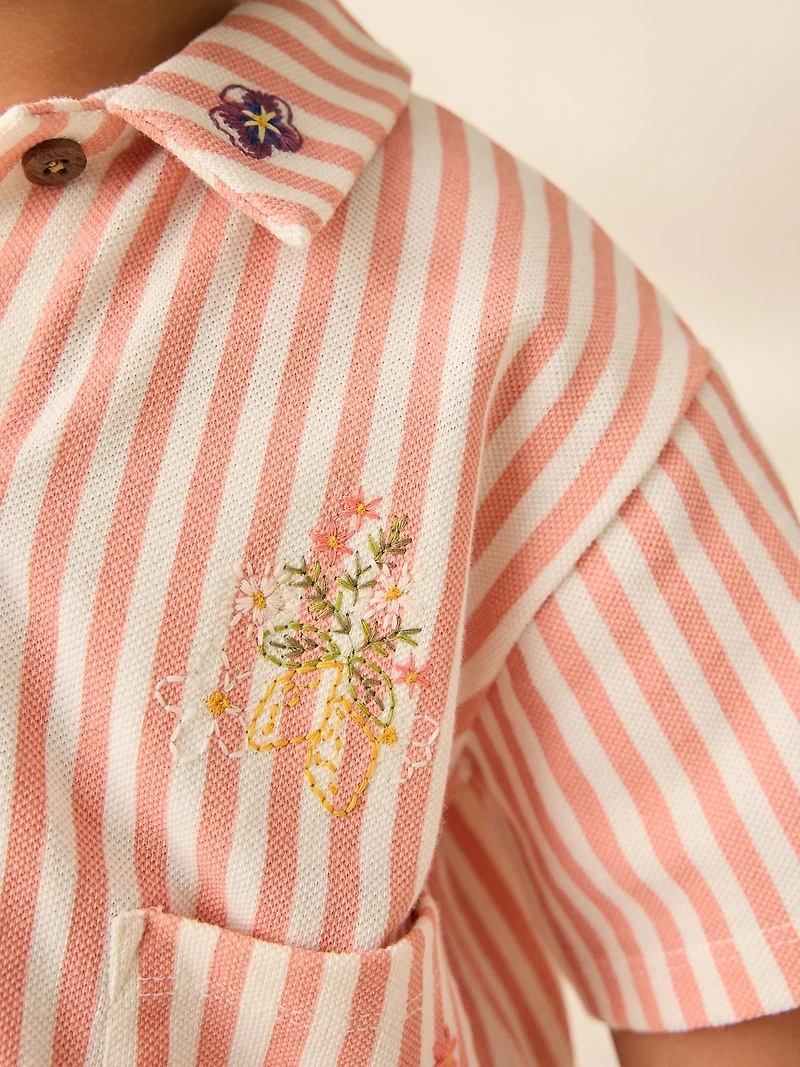 NEXT Toddler Stripe Shirt & Skirt Set