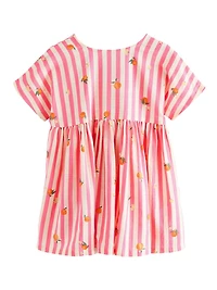 NEXT Toddler Orange & Stripe Dress