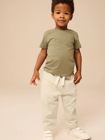 NEXT Toddler  Jersey Stripe Jogger