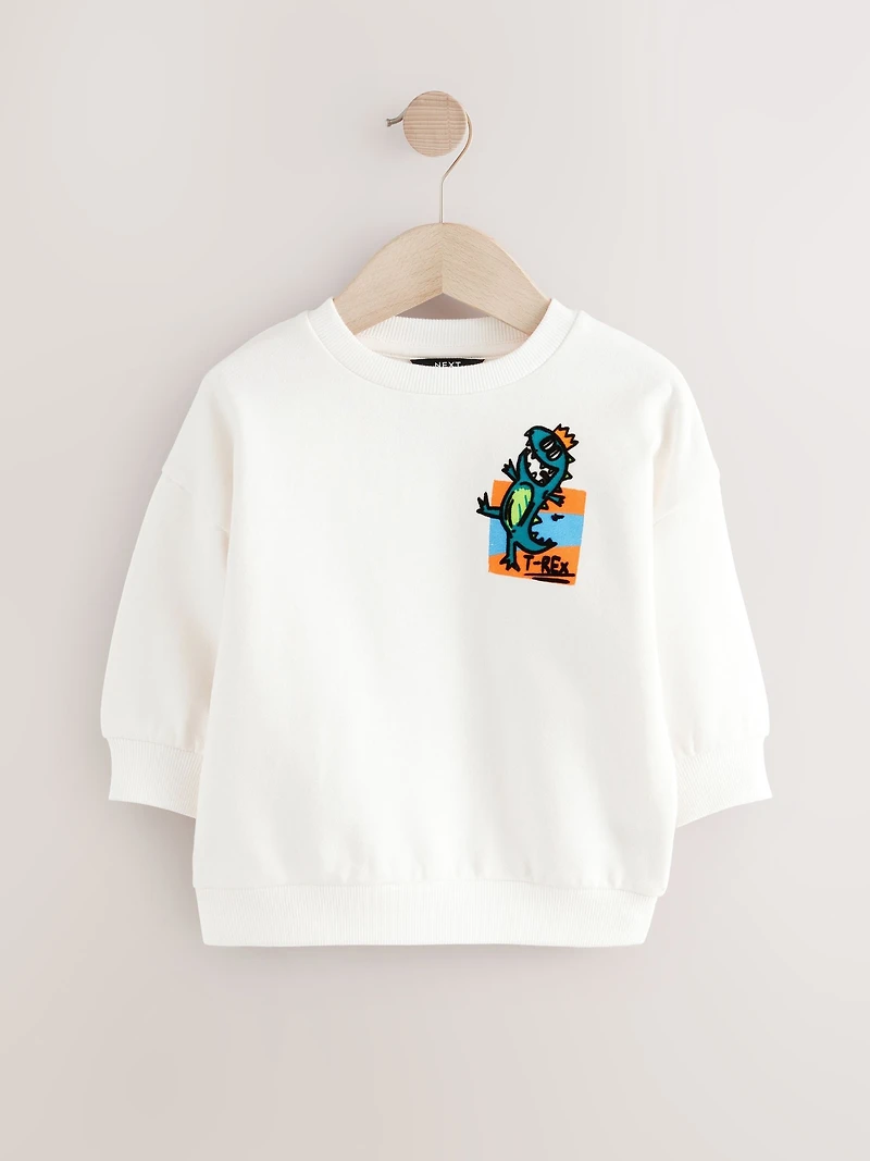 NEXT Toddler Dino Graphic Sweatshirt