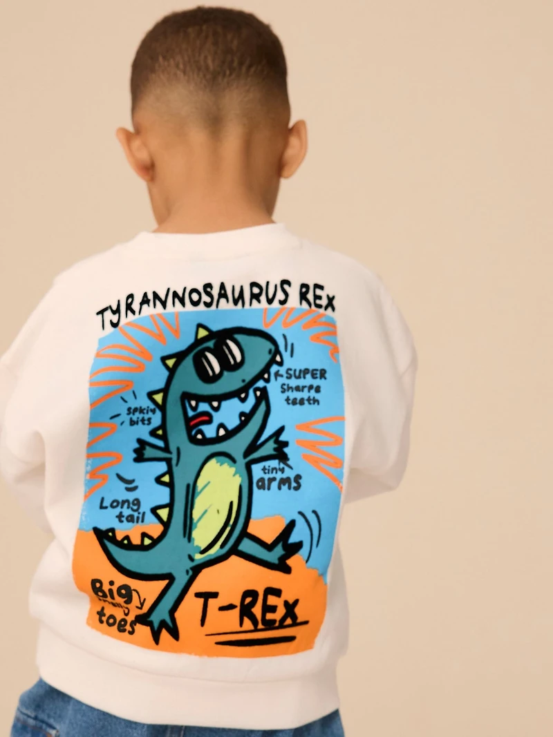 NEXT Toddler Dino Graphic Sweatshirt