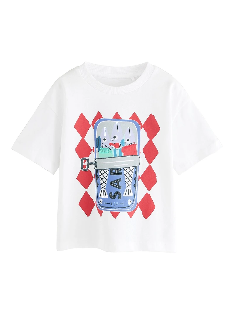 NEXT Toddler Sardines Graphic T-Shirt