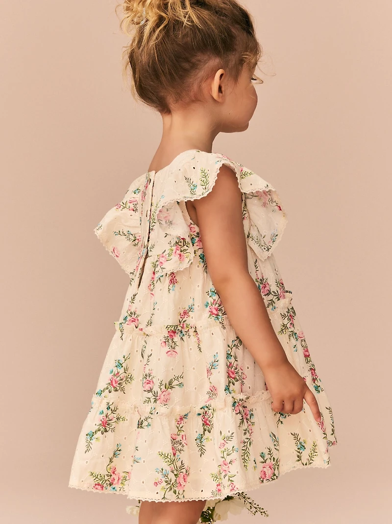 NEXT Toddler Floral Eyelet Dress
