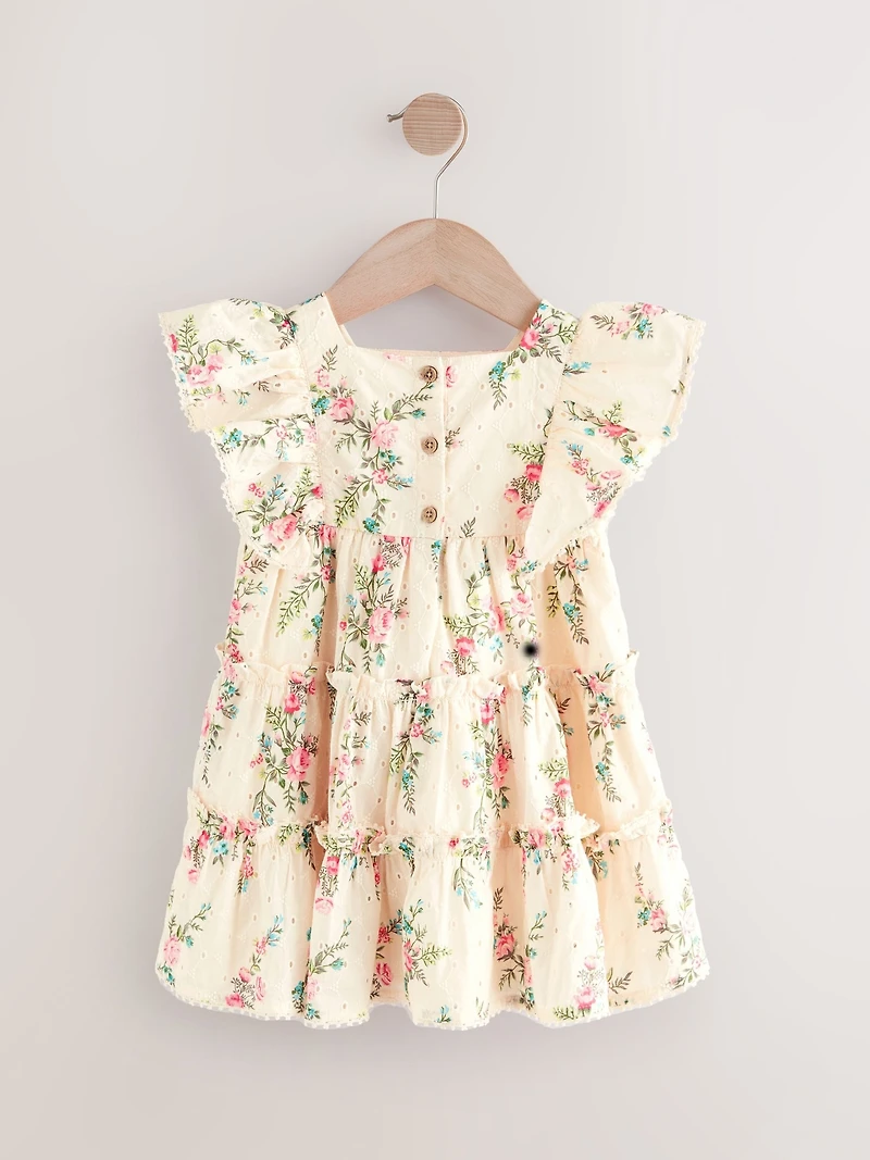 NEXT Toddler Floral Eyelet Dress