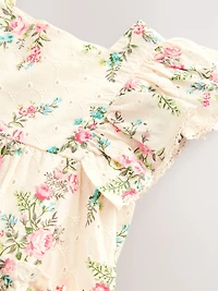 NEXT Toddler Floral Eyelet Dress