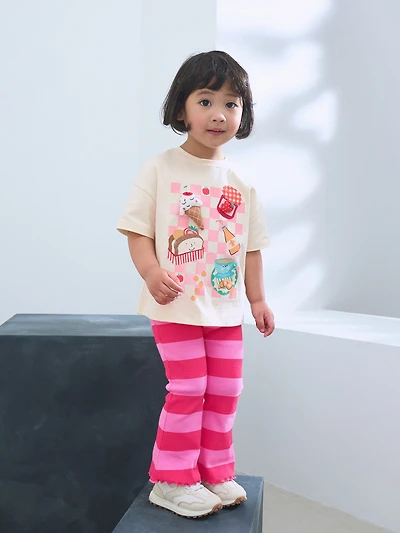 NEXT Toddler T-Shirt & Flare Leggings Set
