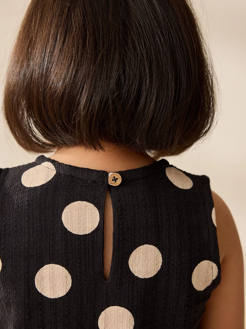 NEXT Toddler Spotted Peplum Top & Short Set